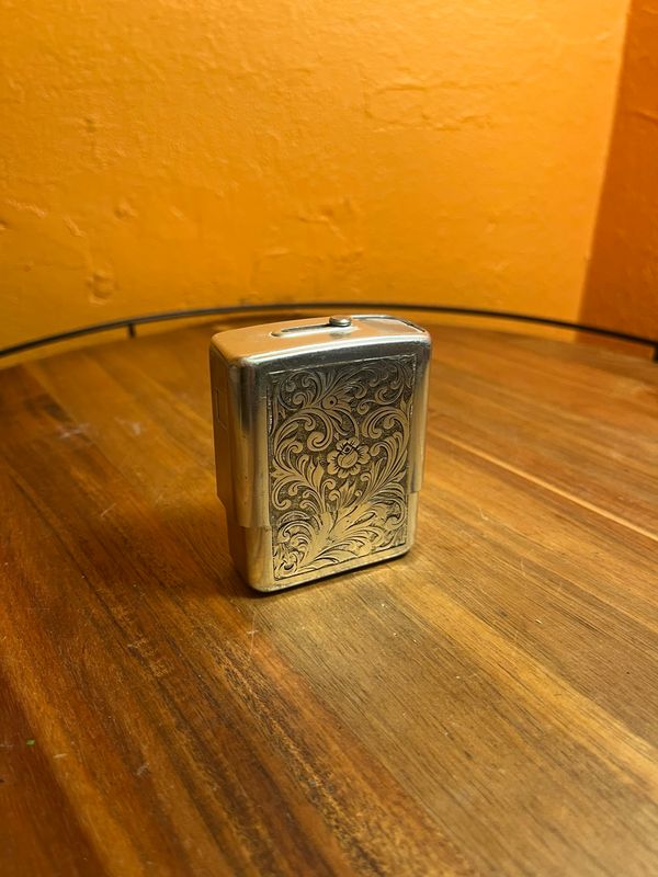 Park Industries Floral Filigree Cigarette Carton Case
