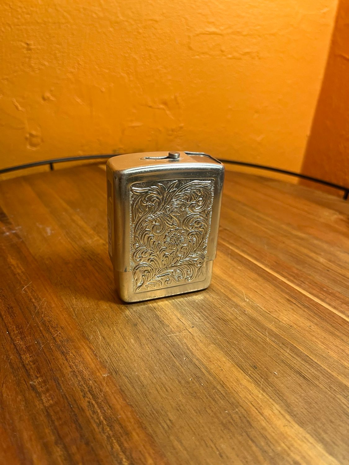 Floral Filigree Cigarette Carton Case