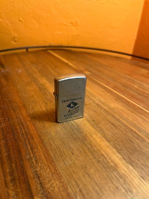 Austin Carolina Co Leaf Tobacco Flip Top Lighter