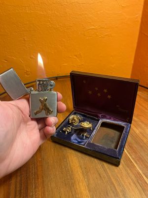Bowling Lighter &amp; Cuff Links Box Set