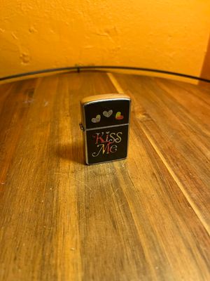 The Rocky Mountain Men Of Aurora / Kiss Me Flip Top Lighter