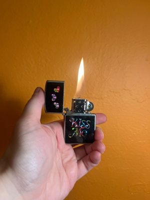 The Rocky Mountain Men Of Aurora / Kiss Me Flip Top Lighter