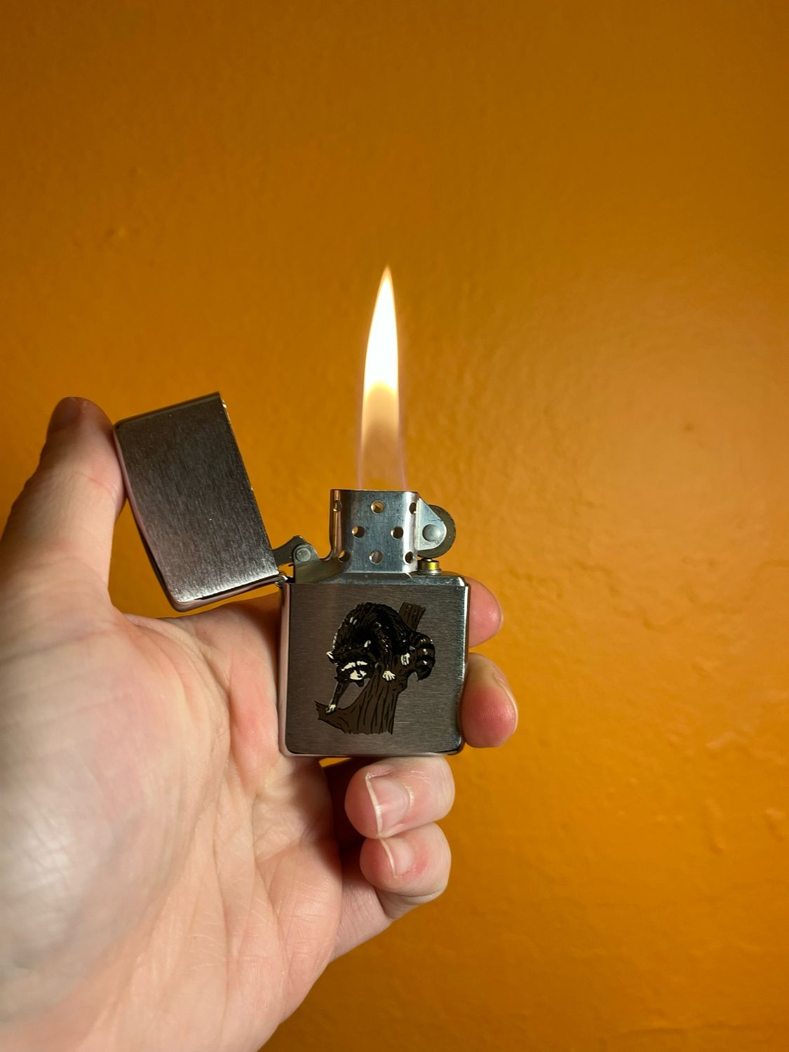 1995 Raccoon Zippo Lighter