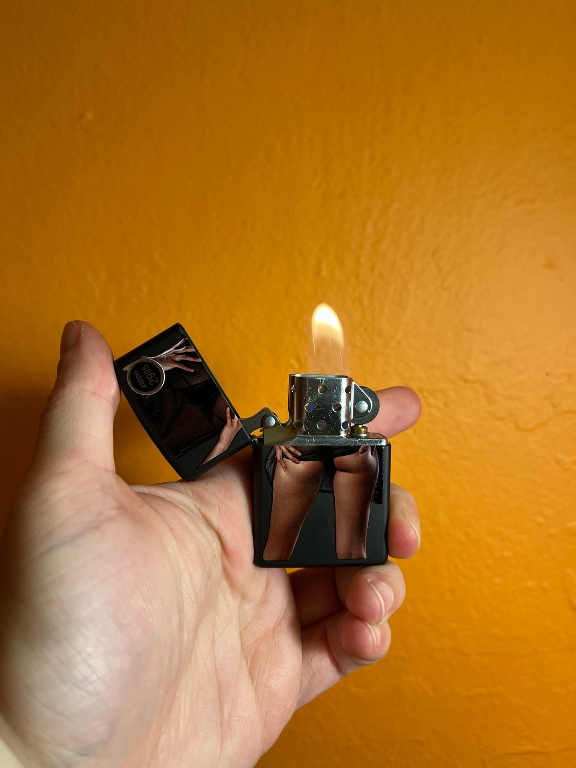 2013 Black Lace Booty Pinup Zippo Lighter