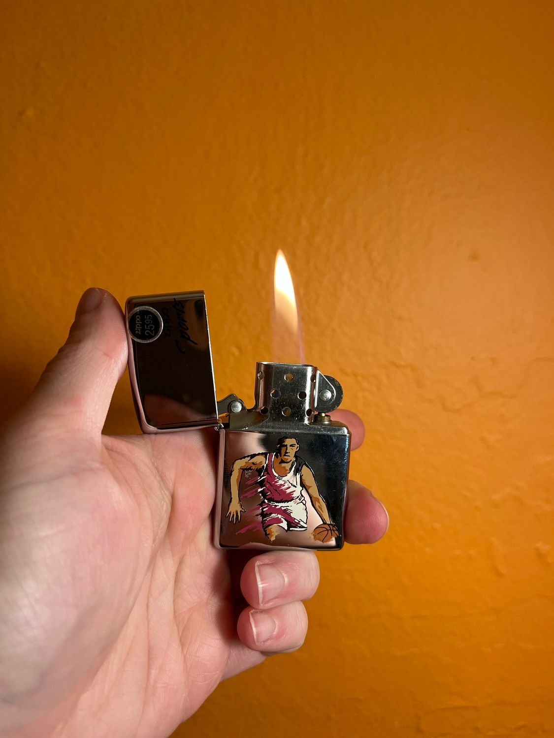 1996 Zippo Sports Basketball Lighter