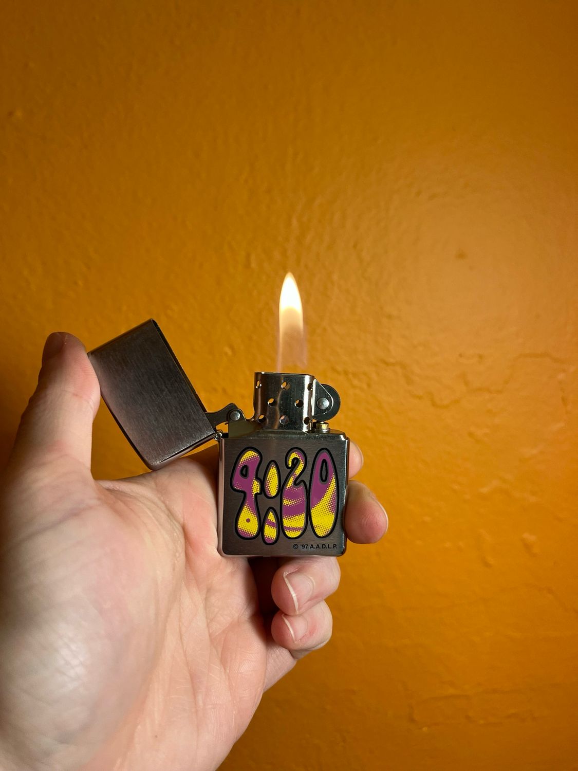 2002 4:20 Gas Pipe Zippo Lighter