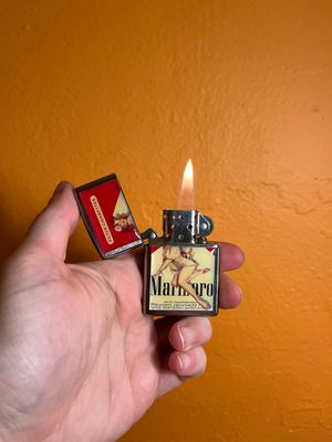 2014 Redhead Marlboro Pinup Zippo Lighter