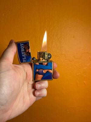 2012 Blue Playboy Cover Zippo Lighter