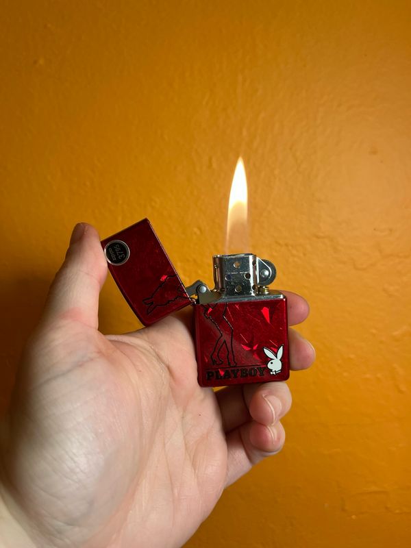 2010 Red Playboy Bunny Zippo Lighter