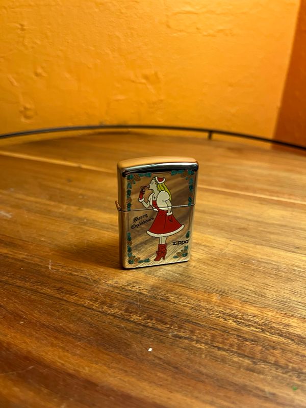 2006 Merry Christmas Windy Girl Zippo Lighter