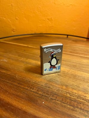 2001 Merry Christmas Penguin Zippo Lighter