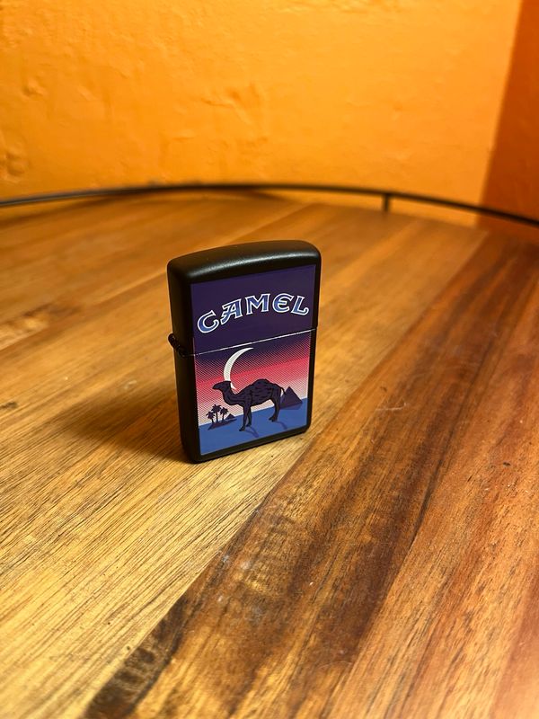 1998 CZ92 Bisexual Lighting Camel Sunset Zippo Lighter