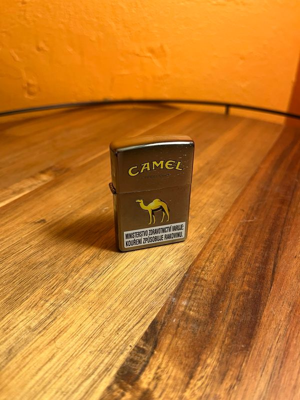 2016 Czech Yellow Camel Zippo Lighter