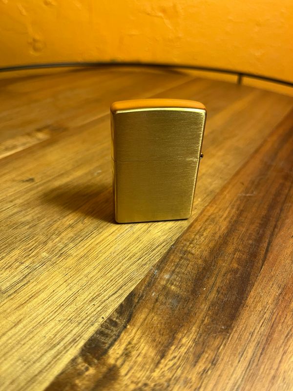 2008 CZ781 Gold Plated Camel Cave Paintings  Zippo Lighter