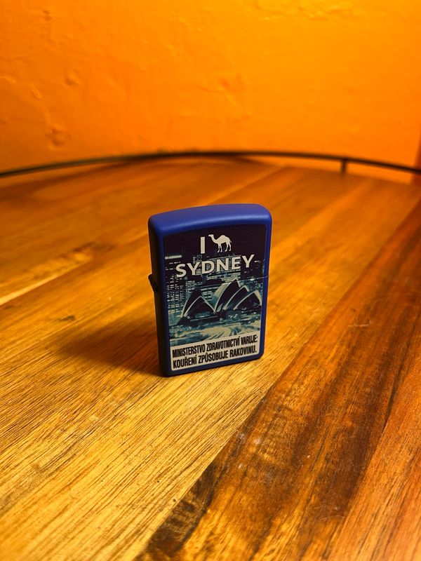 2015 Czech I Love Sydney Camel Zippo Lighter