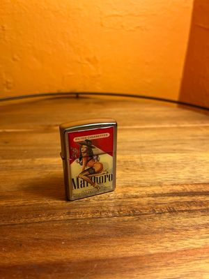 2014 Brunette Marlboro Pinup Zippo Lighter