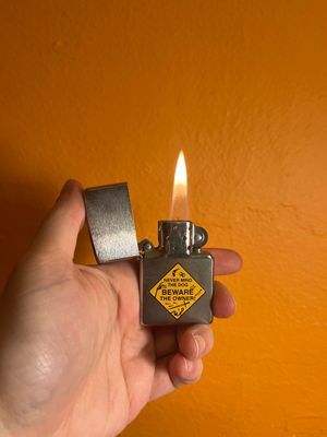 2000 Australian Road Signs - Beware Of Owner Zippo Lighter