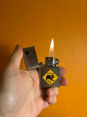 2000 Australian Road Signs - Koalas Next 4km Zippo Lighter