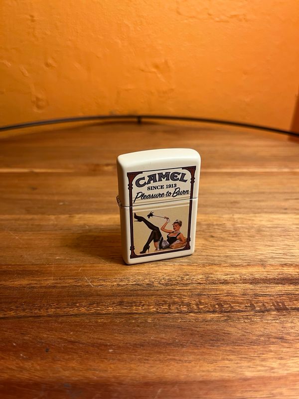 2015 Camel Pleasure To Burn French Maid Pinup Zippo Lighter