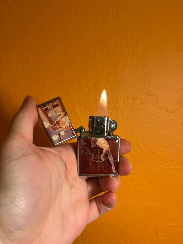 2002 Bar Pinup Zippo Lighter
