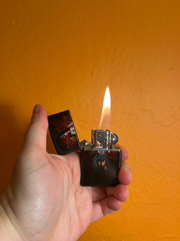 2014 Lorenzo Sperlonga Lady Matchlock Steampunk Pinup Zippo Lighter