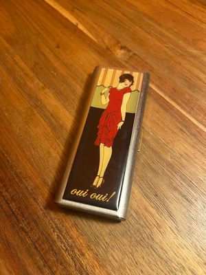 1920s Oui Oui Cigarette Case