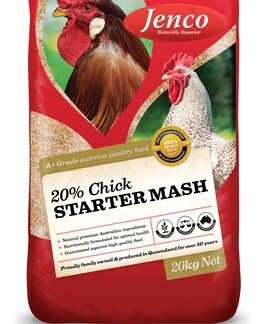 Jenco 20% Chick Starter Mash (non-medicated) 20kg