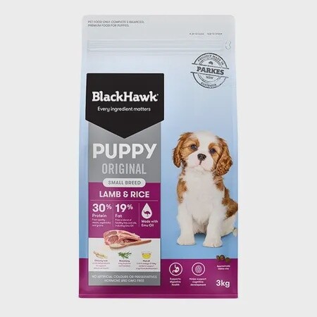 BlackHawk Puppy Small Breed Lamb &amp; Rice 3kg