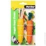 Veggie Rope For Small Animals - Carrot and Corn