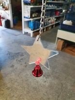 Bird Toy Small Acrylic Star