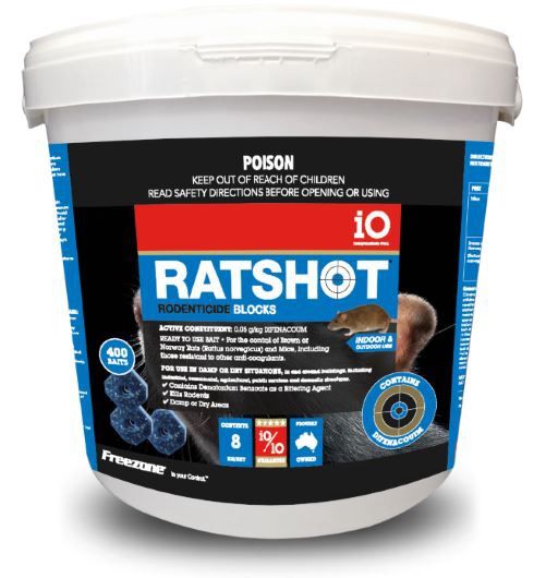 IO Ratshot Blocks Blue 800gm