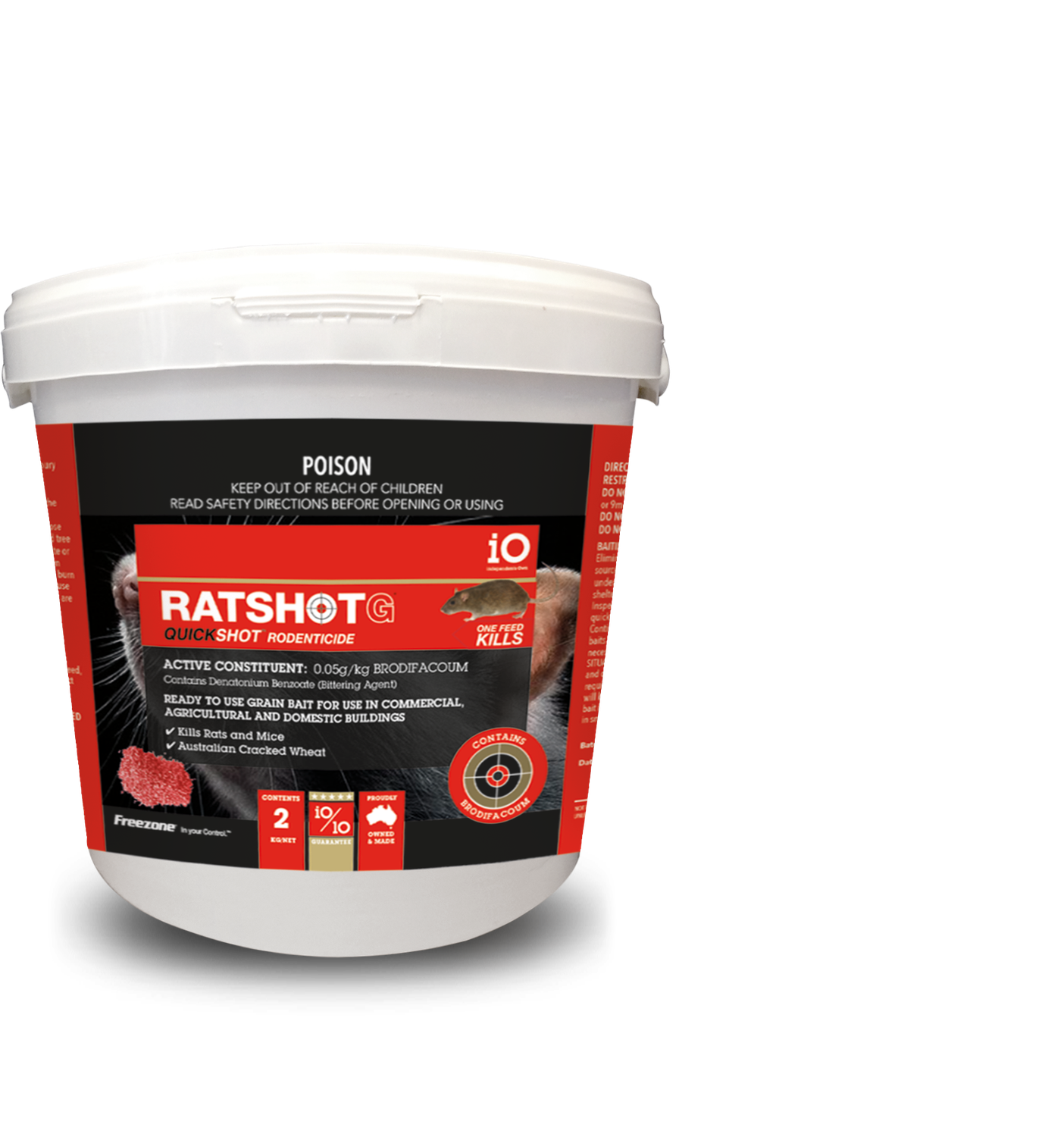 IO Ratshot QuickShot Grain 2kg