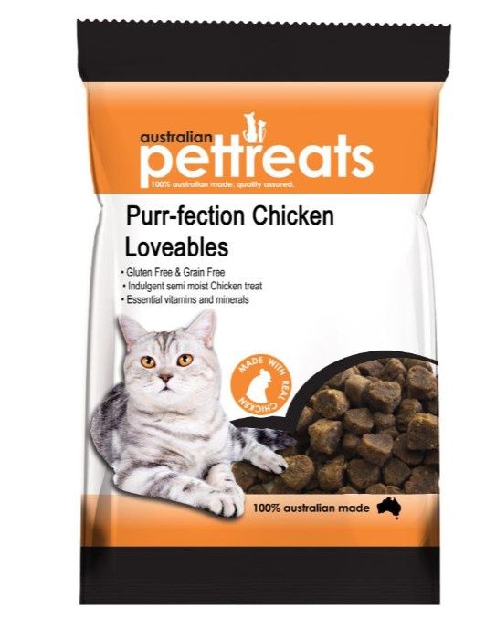 Australian Pet Treats Purr-fection Chicken Loveables