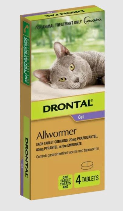 Drontal Cat Allwormer 2 Tablets