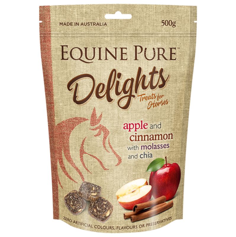 Equine Pure Delights 500G, Flavour: apple and cinnamon