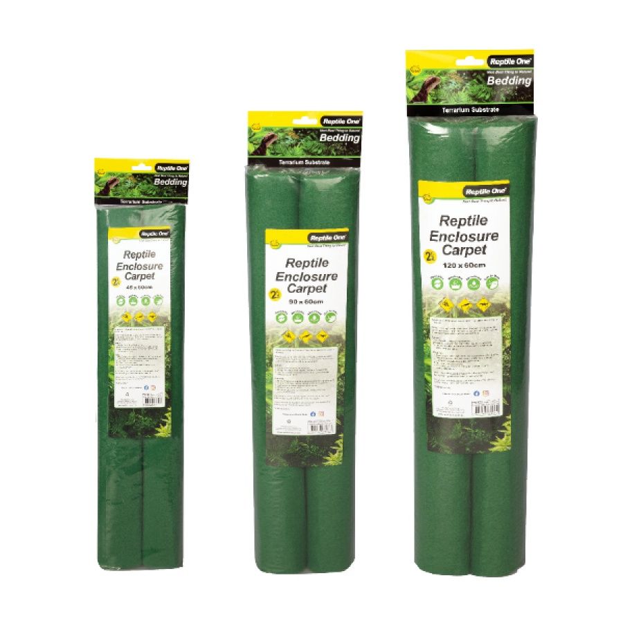 Reptile Enclosure Carpet Reusable 2pk, Size: 45x60CM