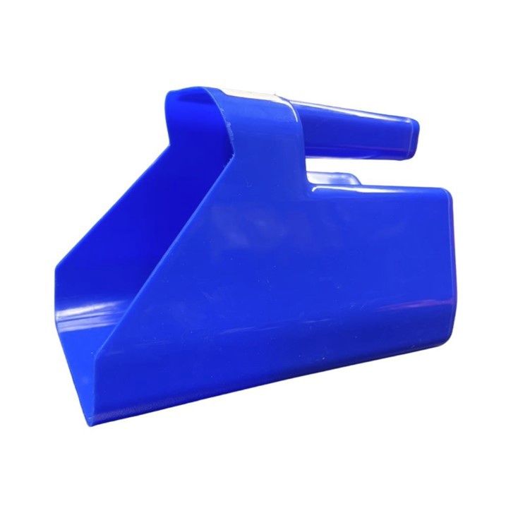Food Scoop With Grip, Colour: Blue
