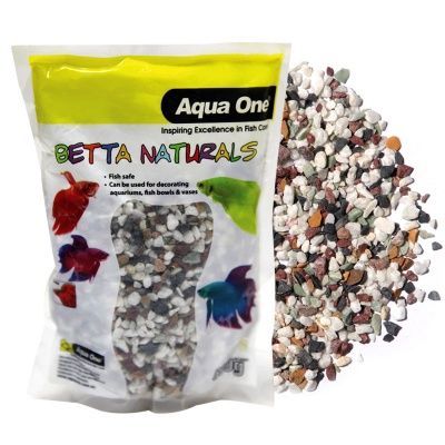 Y Betta Naturals Gravel 500g, Colour: Carnival