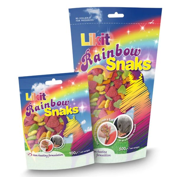 Likit Rainbow Snacks Apple Banana &amp; Strawberry, Size: 100g
