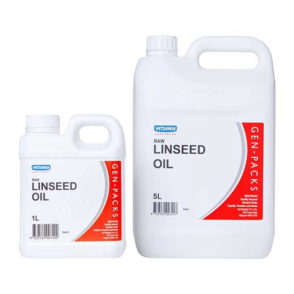 Vetsense Raw Linseed Oil, Size: 1L