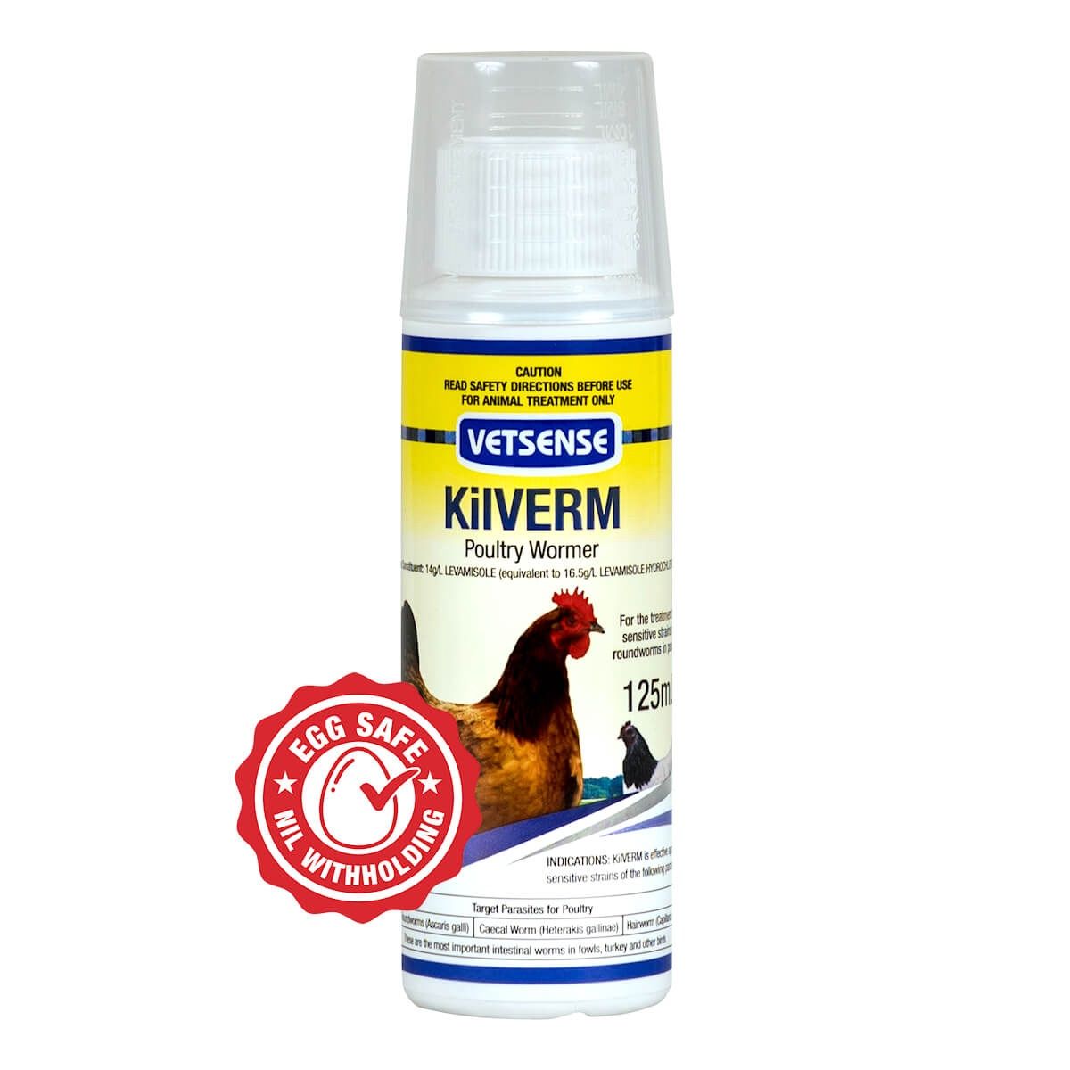 CM Labs Kilverm Pig &amp; Poultry Wormer, Quantity: 125mL