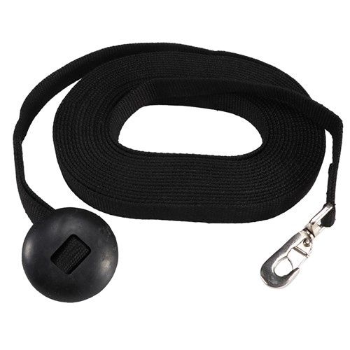 Showmaster Polycotton Web Lunge Rein, Colour: Black