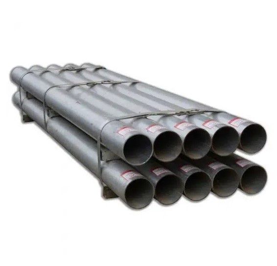 Concrete In Round Steel Posts