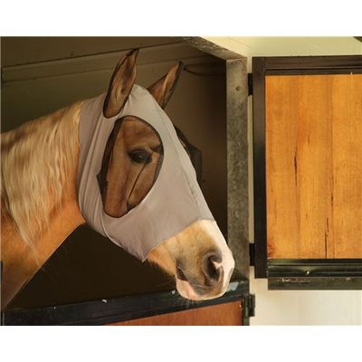 Dakota Lycra Fly Mask Charcoal