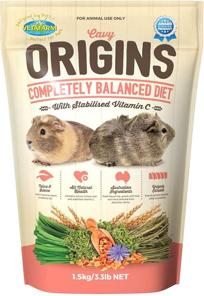 Vetafarm Origins Cavy Diet 1.5Kg