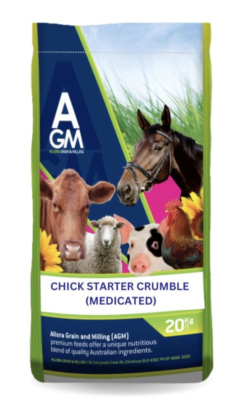 AGM Chick Starter Crumble Medicated