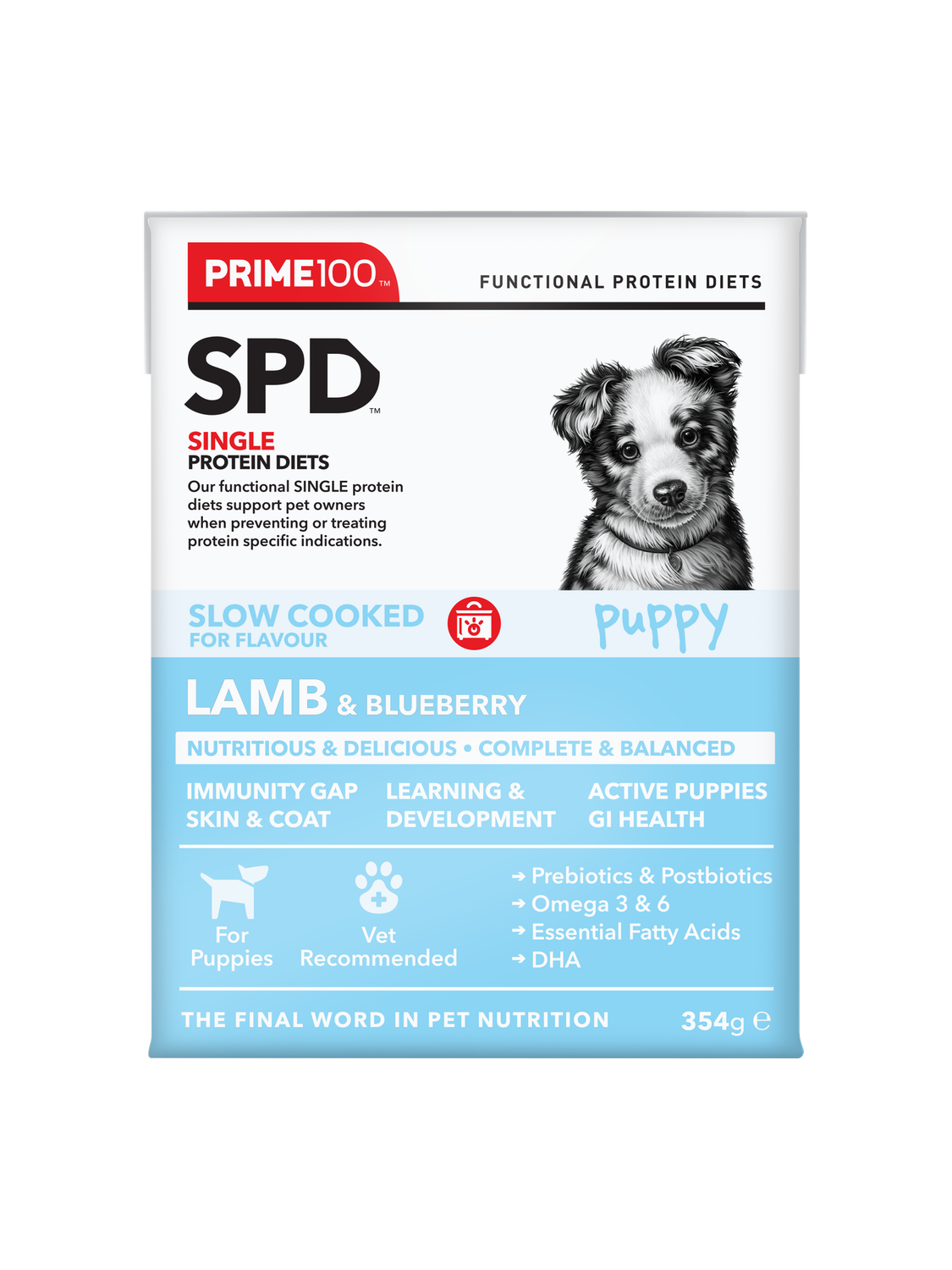 SPD Slow Cooked, Flavour: Puppy Lamb &amp; Blueberry