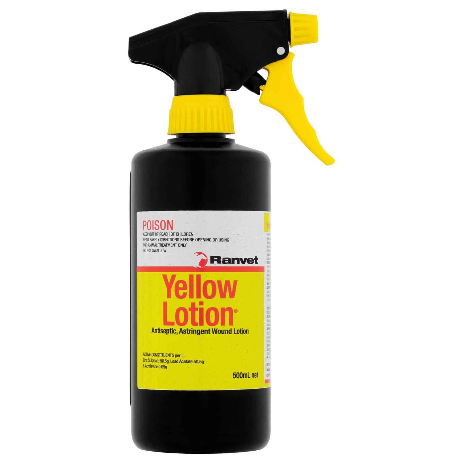Ranvet Yellow lotion, Quantity: 500mL