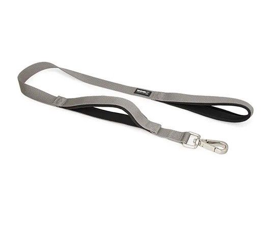 Premium Sport Lead with Safety Handle, Size: 2.5cmx100cm, Colour: Silver