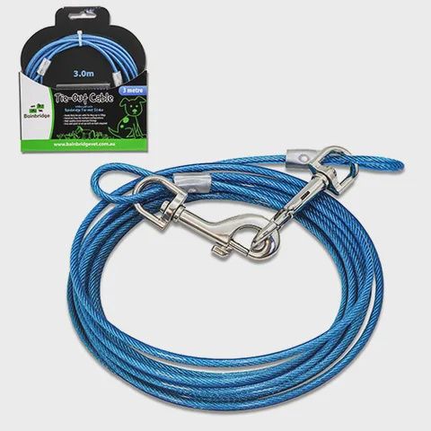 Bainbridge Tie Out Cable, Size: 3m
